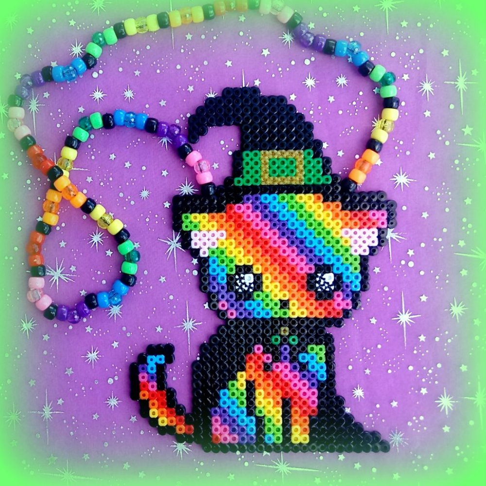 Harry Potter Slytherin Inspired Kitty Necklace